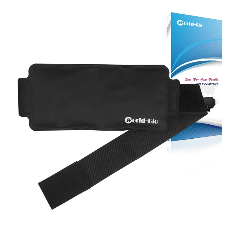 Gel Ice Pack Wrap with Velcro Strap, Ice Pack for