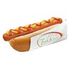 Weroca Kartonagen Fresh & Tasty Hot Dog Bags, Pack of 100, 8 x 21 cm, Green, PVC-Free, Sliding Closure, Reusable