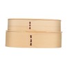 Wooden Bento Boxes Double Wood Color Bento Lunch Box Portable