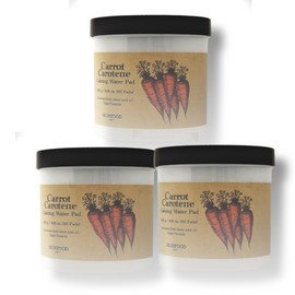 skin food Carrot Carotene Calming Water Pads 60 sheets (3 packs) / 캐롯 카로틴 카밍 워터 패드 60매 3통