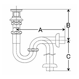 LIXIL INAX Drainage Trap LF-30PA