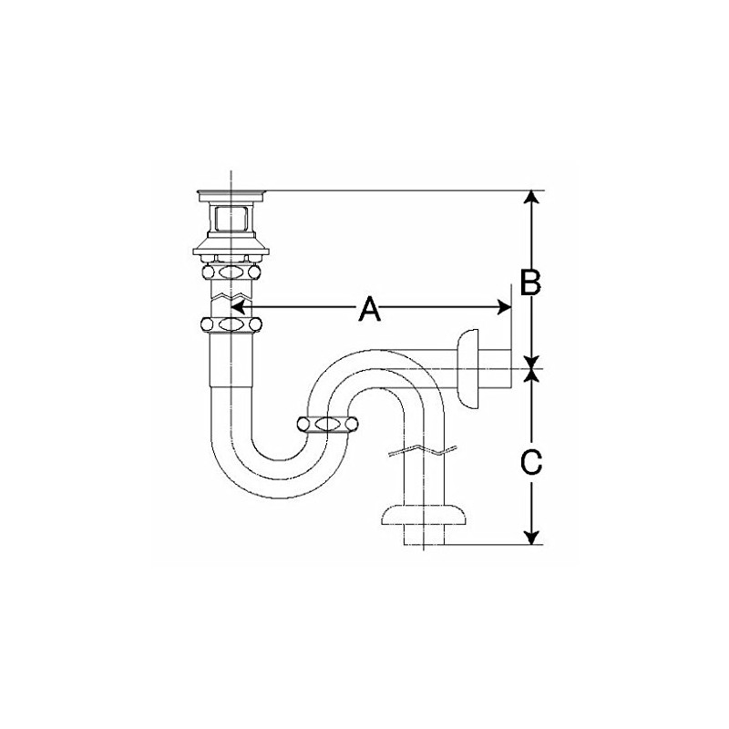 LIXIL INAX Drainage Trap LF-30PA