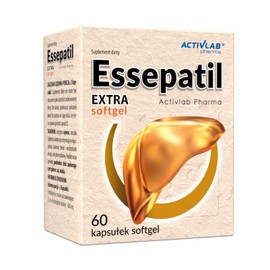 Essepatil Extra Soft Gel 60 Capsules - Soy Lecithin, Liver Care, Liver Regeneration, Detox, Support Healthy Liver, Activlab Pharma