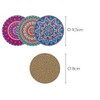 Ideen mit Herz 12 Diamond Painting Coasters with Metal Stand