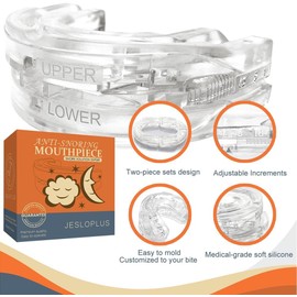 Anti Snoring Mouth Guard Device, Upgraded Adjustable Snore Stopper, Reusable Stop Night Teeth Grinding Devices For Men And Women, Effective Snoring Solution