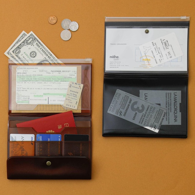 nahe travel organizer, clear gray