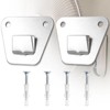 LUTQ 2-Set Heavy Duty Wall Fan Mounting Bracket - Solid