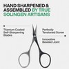 GERMANIKURE Tower Point Cuticle Scissors - Self-Sharpening FINOX22 Titanium Coated