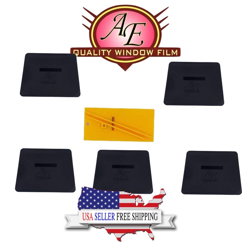 AE Quality Tools 6PC 4" Black Hard Card Set and