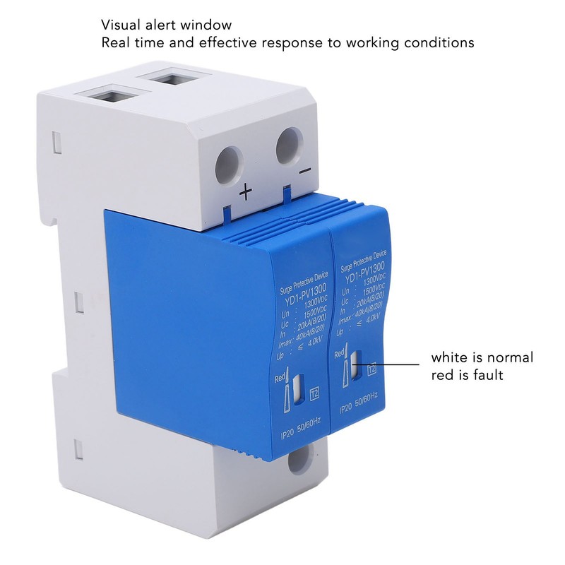 DC Surge Protector Alarm Window Modular Design Rail Installation Protective
