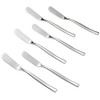 Idomy Cuchillos para mantequilla de acero inoxidable de 6 piezas,