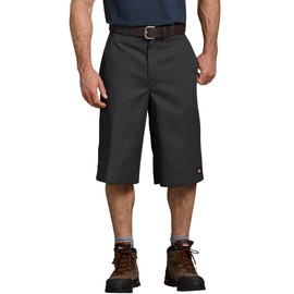 Dickies mens Big 15 Inchloose Fit Multi Pocket Work Utility Shorts, Black, 46 Big US