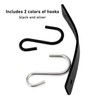 Brute Strength - Multifunctional Leather S-Hooks - Black - 2