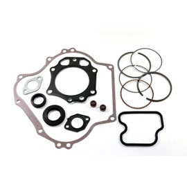 Compatible with Kawasaki Mule 500/520 / 550 (KAF300) Engine Rebuild Gasket Kit w/Piston Rings and Seals