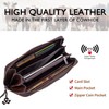 SHARPAD Wallet Genuine Leather for Women - with RFID Blocking