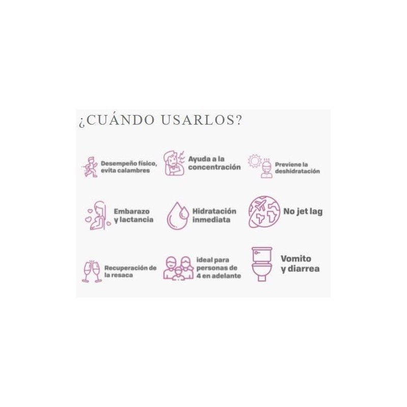 Electrolitos sin Azúcar, Hidratación en Polvo, Adicionado con Calcio, Zinc