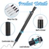 Tikplus 4Pcs Mechanical Pencil, 0.3, 0.5, 0.7, 0.9mm Retractable Pencil
