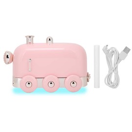 300ml Portable Vintage Ultrasonic Humidifier Desktop Light Bedroom Air Mist MakerPink