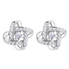 Amy & Annette Sterling Silver Love Knot Stud Earrings -