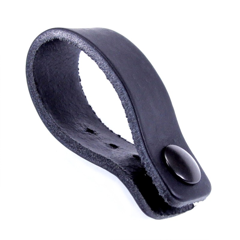 [2 Pack] IWB Belt Loops - (8-9oz Leather) - Black