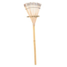 Toddmomy Lawn Rake Mini Tools Loosening Soil Rakes Small Rakes for Garden Beds Hand Cultivator Garden Tool Small Leaf Rakes Garden Rake Grass Mini Rake Hand Rake Garden Tool Cuttable Wooden