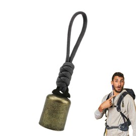 Hiking Bell for Bag | Vintage Bear Bell Loud Hiking Bell - Multi-Purpose Outdoor Supplies Bag Pendants with Silencer for Hiking & Climbing