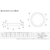 Bidoor PW-08 Wooden Maple Round, Clear, Large Size, Pack of