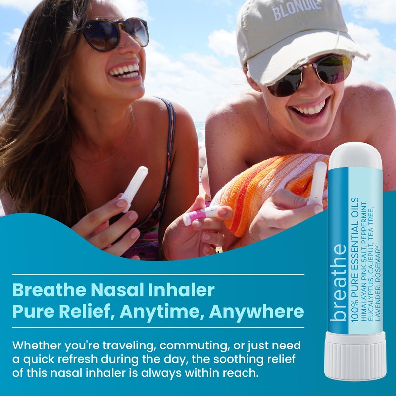 MOXE Breathe | Himalayan Salt Inhaler | Help Clear Congestion,