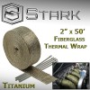 Stark 2" x 50FT Exhaust Header Fiberglass Heat Wrap Tape