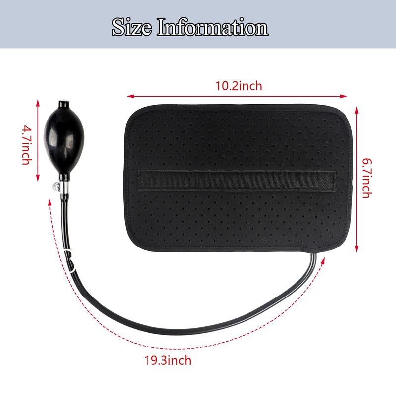 OhMill Inflatable Back Supports Lumbar Support Cushions Inflatable Cushion Lumbar
