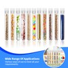 Aramanara 200 Pcs Plastic Test Tubes with Lids, 12 x