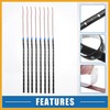 Partuto 12V Car Interior 15 LED Strip Light 30cm Blue
