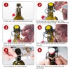 [6 +6] half cover 18mm Swing Top Glass Bottle Caps
