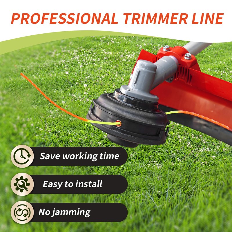 5 Pack String Trimmer Line Compatible with Ego String Trimmer