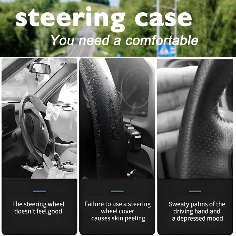 Ladybug Steering Wheel Cover 15 Inch Universal Neoprene Steering Cover