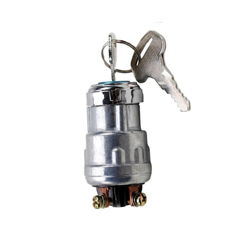 REBEKAMODS Universal 12V 3 Wires Ignition Switch with Key, Off/On/(Start)