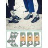 Glitopper 8 Pair Groomsmen Gifts for Men Groomsmen Proposal Socks