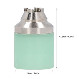 Cutting Nozzle Protective Cover, Cutting Nozzle Plasma Cutter Replacement Parts Cutting Torch Consumable Electrode Nozzles P80 Tip Protective Case Cutting Accessories Pack of 2