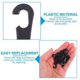 MHFOOU 200Pcs Car Seat Cushion Hooks,Auto Seat Cover Hooks Fix Hooks Locking Clip for Car Seat Replacements Accessories
