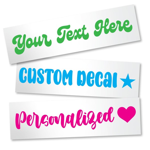 Personalized Vinyl Decal Sticker for Car Windows, Tumblers, Crafts, Boats,