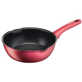 ティファール(T-fal) Induction Rouge Unlimited Fried Pot, 22cm, red