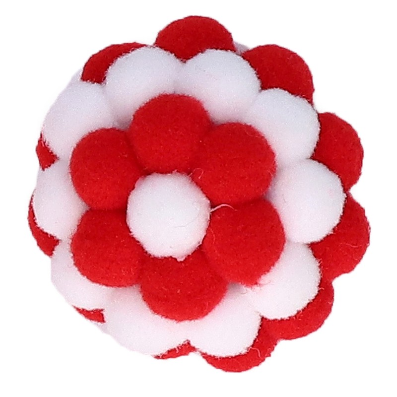 8pcs Cat Ball Toys Elastic Soft Colorful Interactive Chasing Chewing