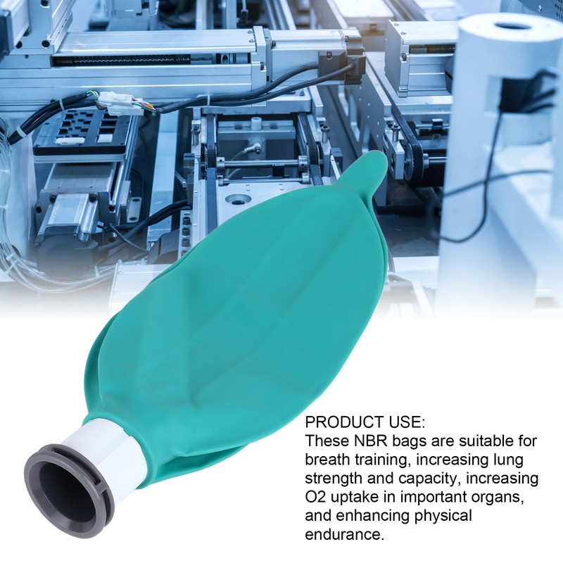 5PCS 0.5L Breathing Bags NBR Material Reusable Training Gasbag for