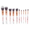 10Pcs Makeup Brush Eyelash Blush Brush set with Storage Holder