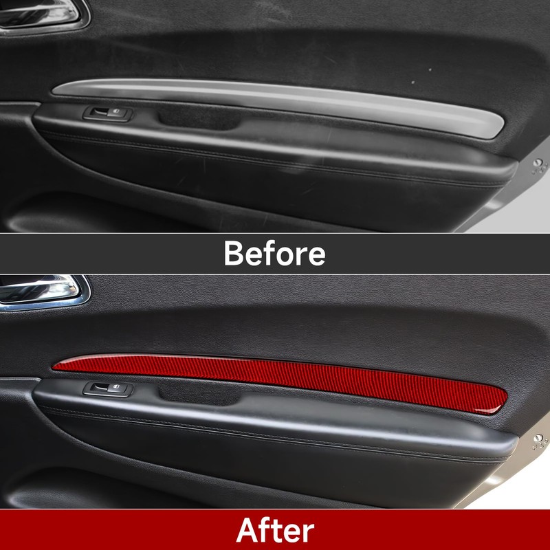 BRMYL Car 4 Doors Strips Panel Decals for 2011-2026 Dodge