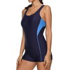 CharmLeaks Women Competitive Professional Swimsuit Lap Swimming Modest 1 Piece