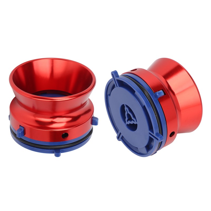 1 Pair NAB Hub Adapters Polished Aluminum Alloy Universal Loading