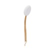 Lotion Applicator EVA Wooden Handle 4 Replaceable Pads Shower Brush