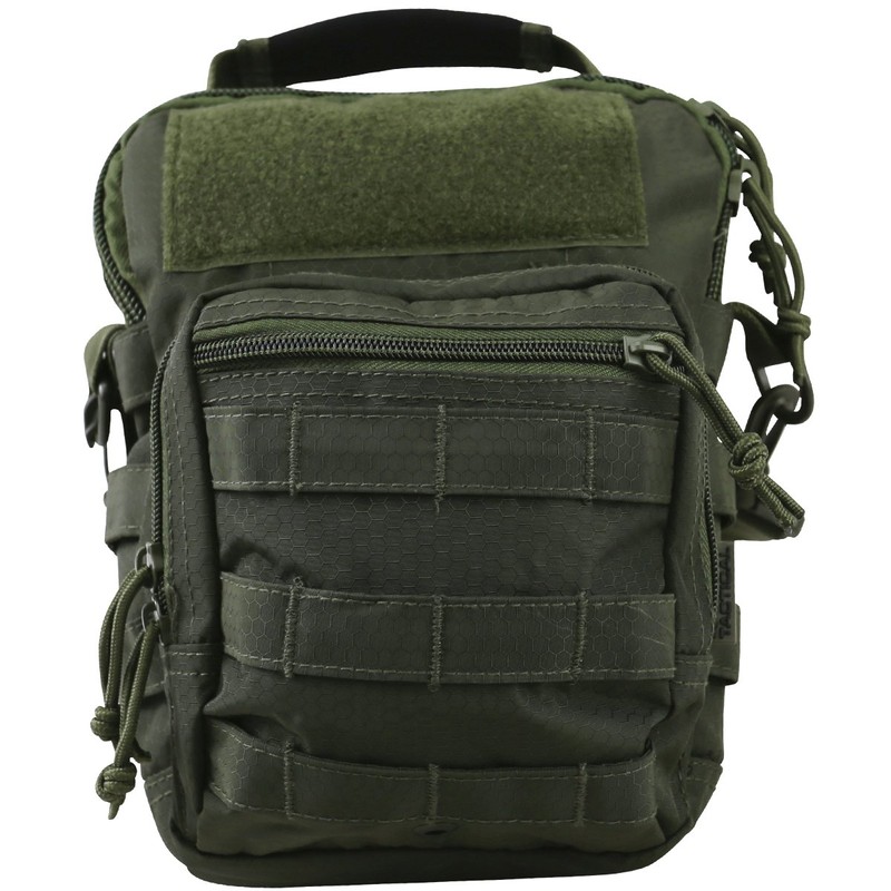 Kombat UK Unisex Hex-Stop Explorer Shoulder Bag, Olive Green, One