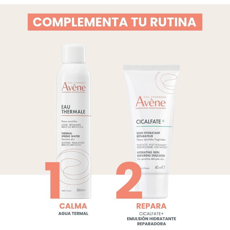 AVENE, Cicalfate+ Emulsión Hidratante Restauradora, Para Post Procedimientos, 40ml